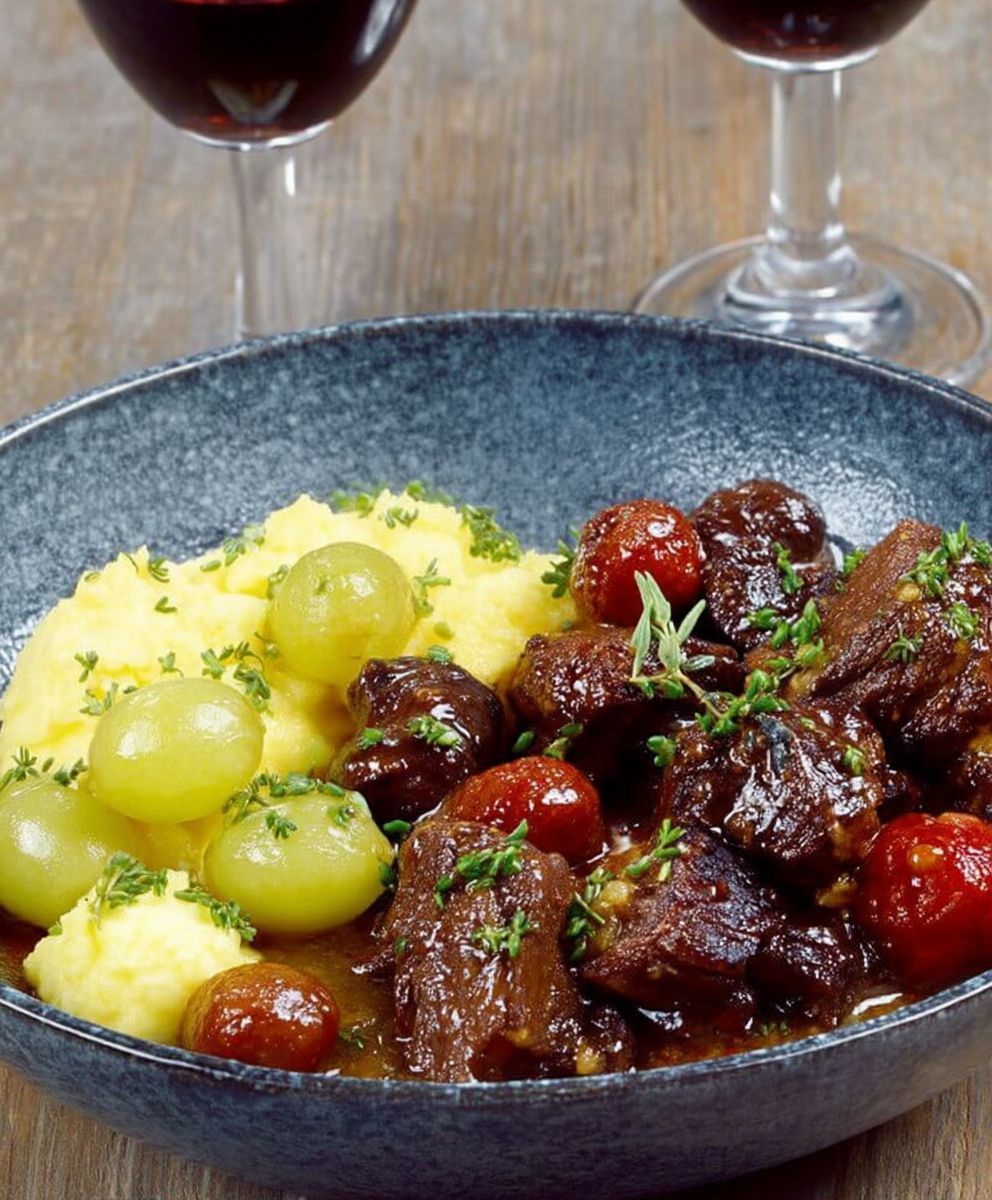 Mijoté agneau raisin
