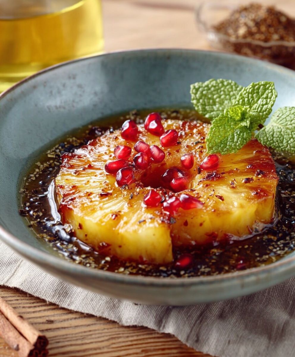 Ananas caramélisé