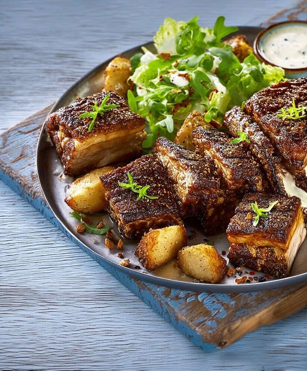 Porc croustillant maison