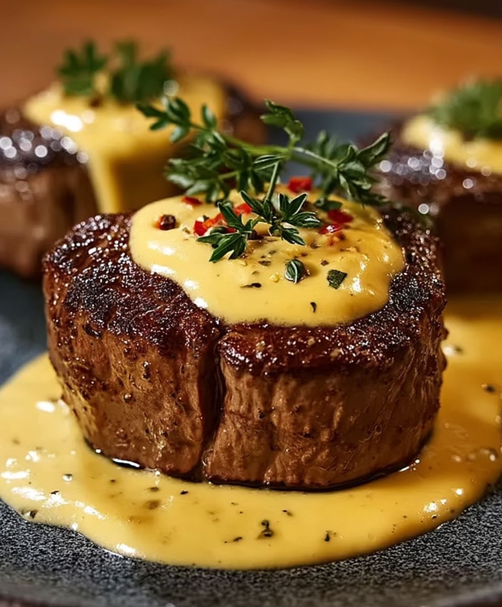Filet mignon sauce béarnaise