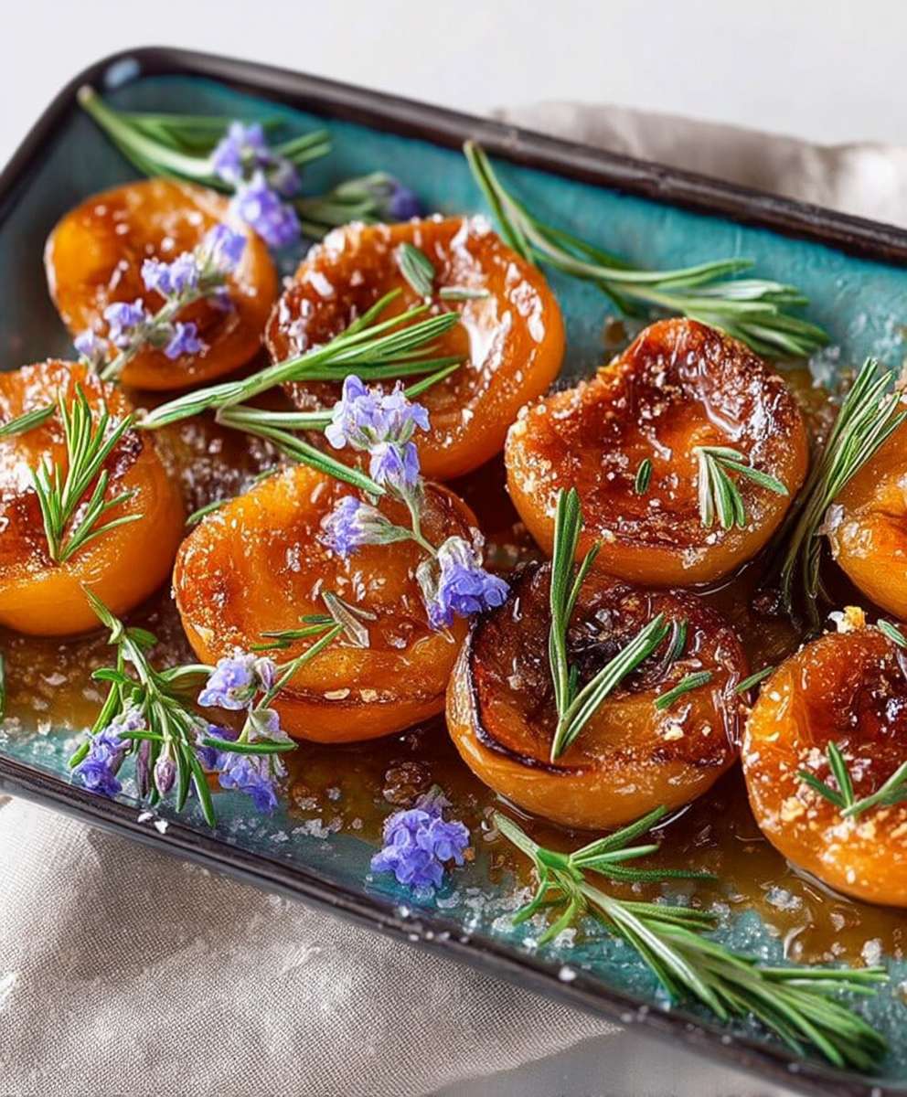 Abricots rôtis dessert facile