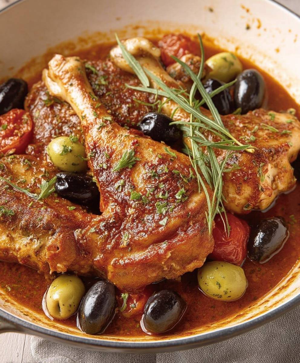 Lapin aux olives