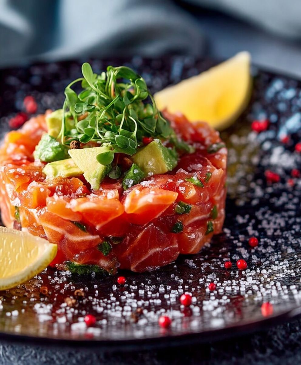 Tartare de saumon facile