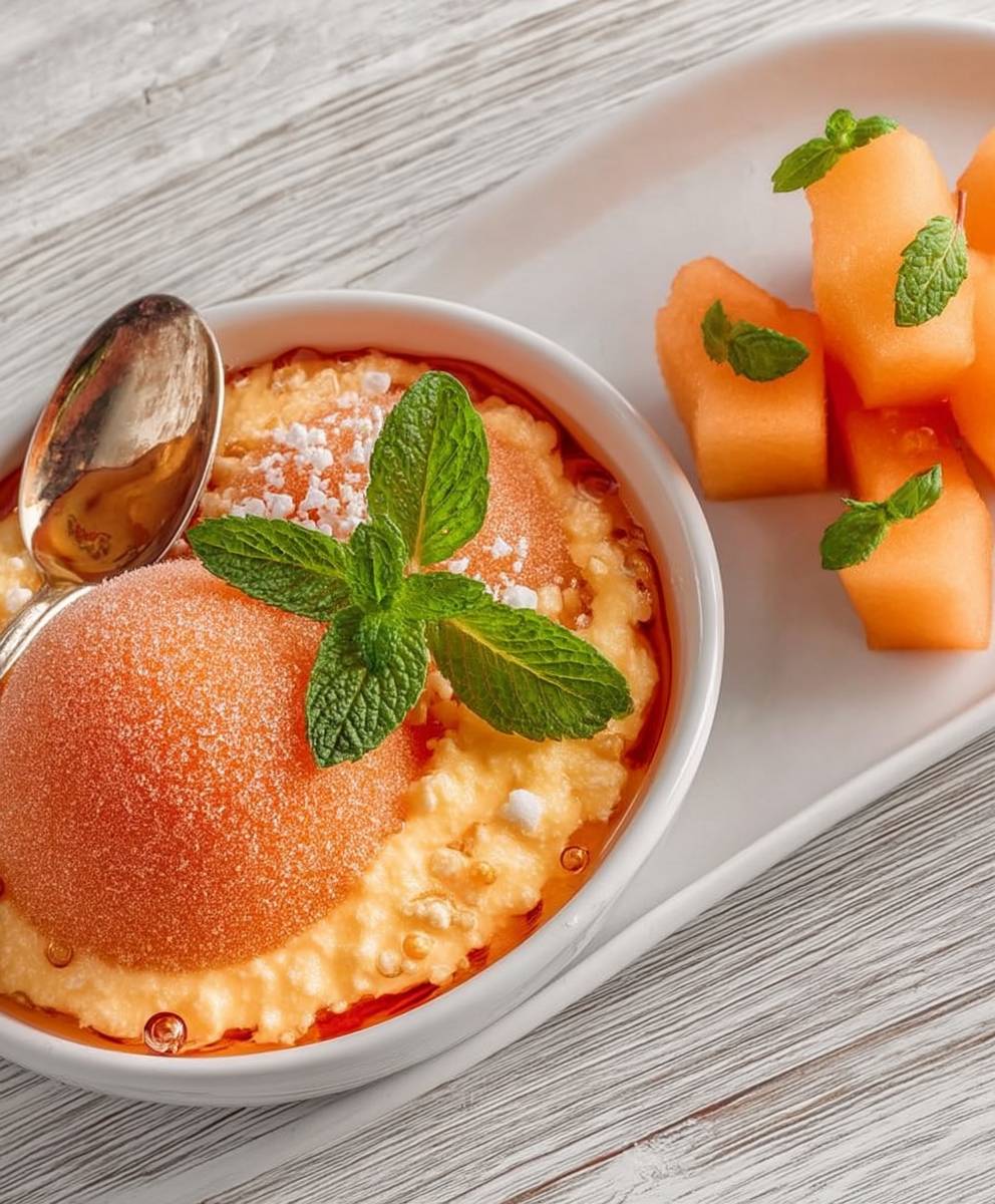 Sorbet melon facile