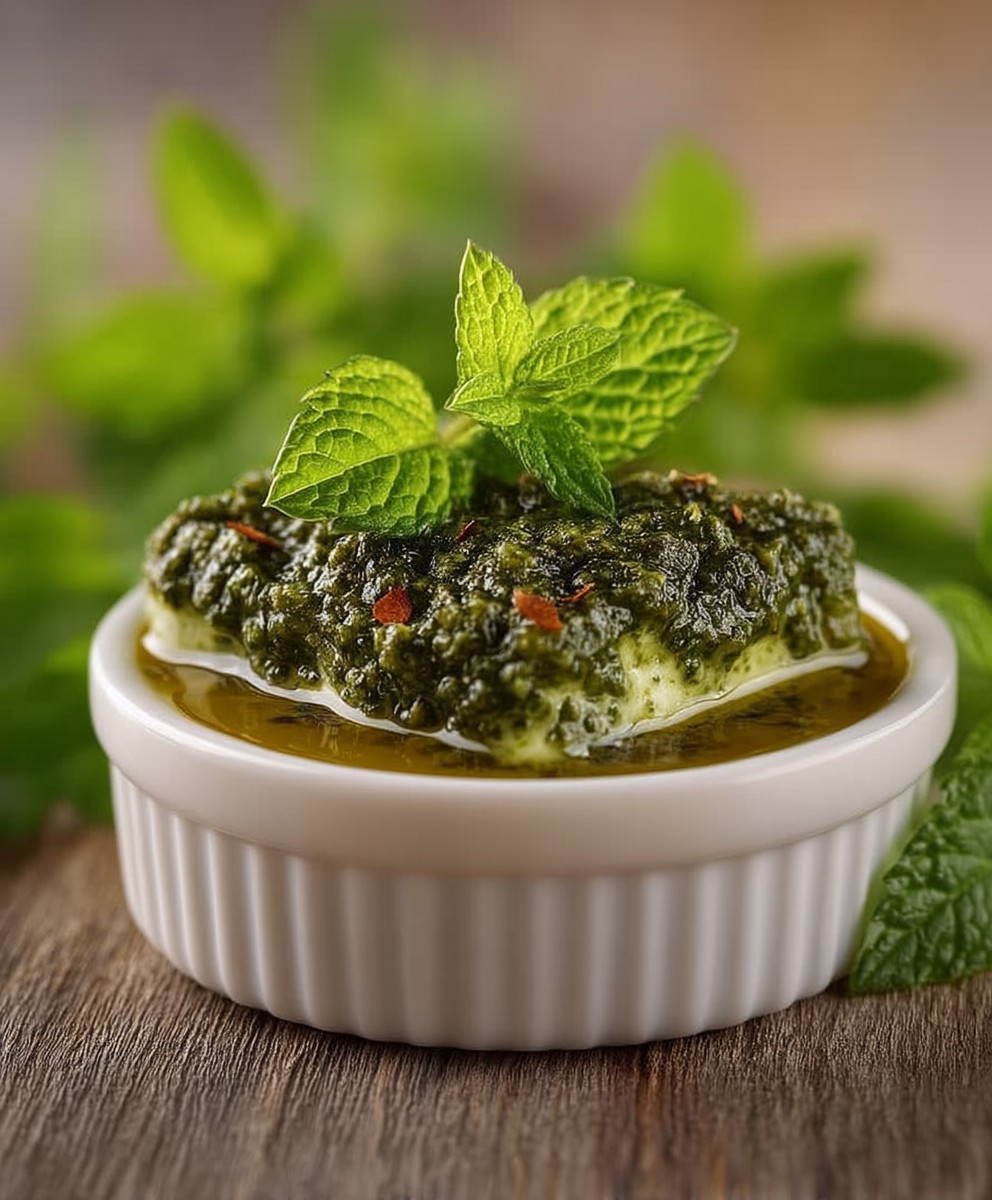 Pesto de menthe maison
