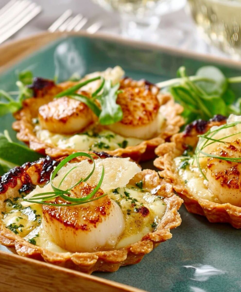 Saint Jacques tartelettes