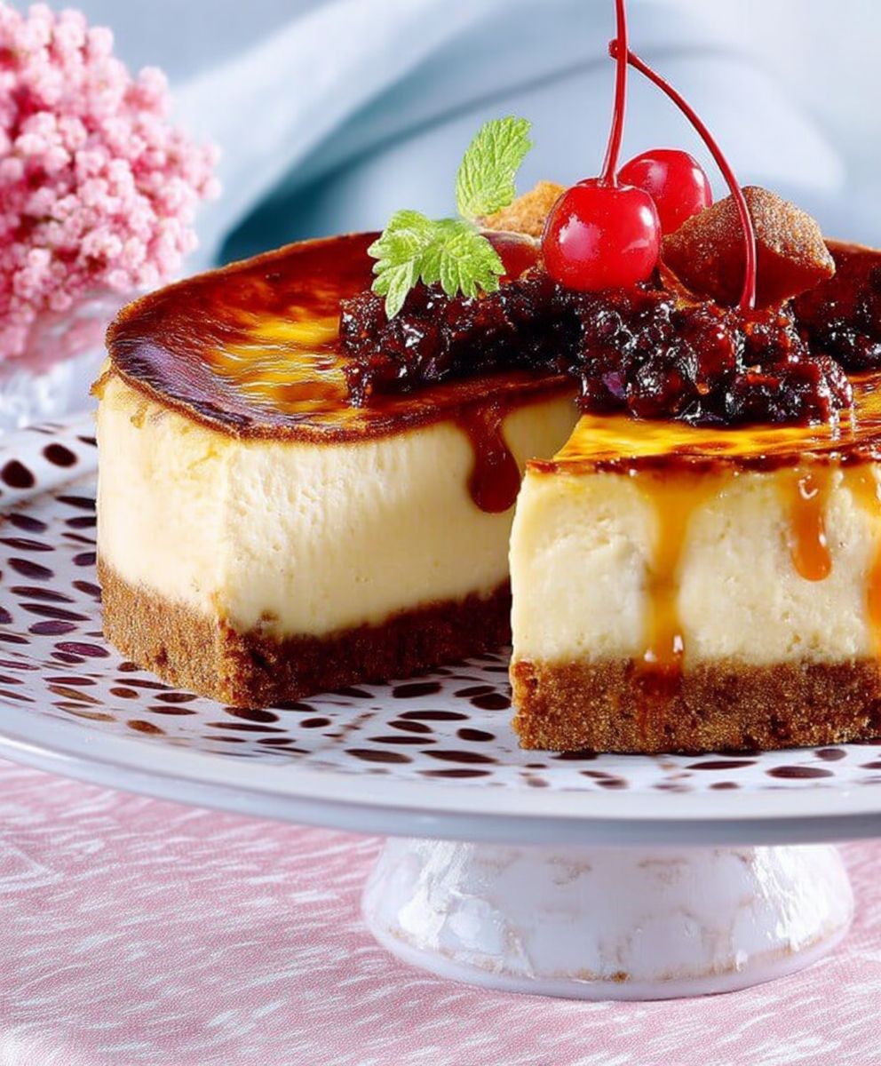 Cheesecake caramélisé facile