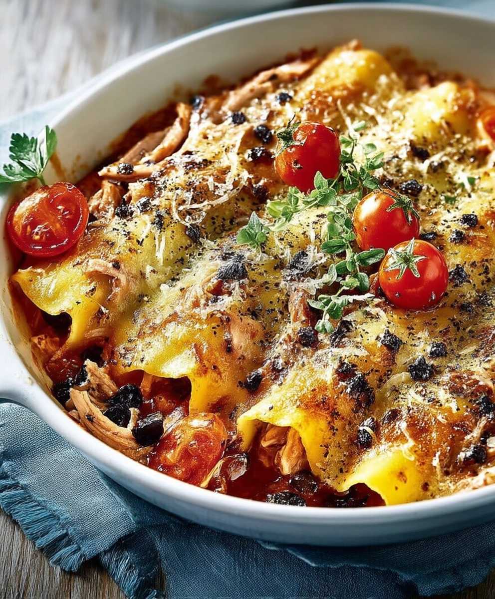 Cannellonis tomates facile