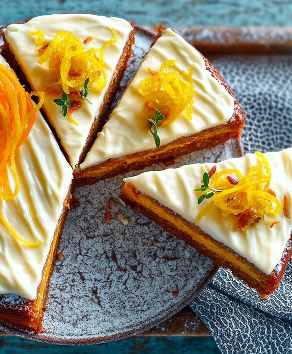Gâteau aux carottes moelleux