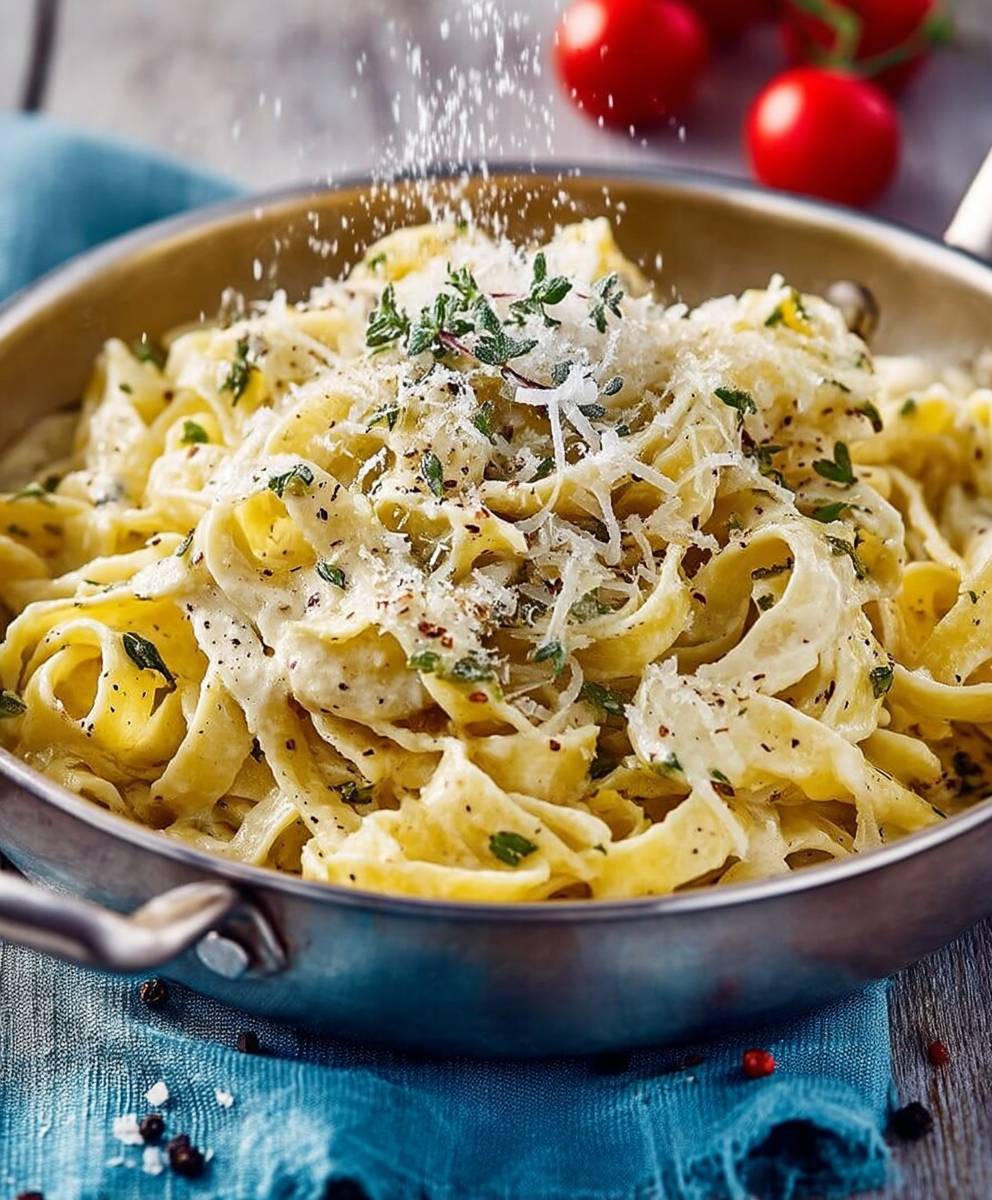 Pâtes au parmesan