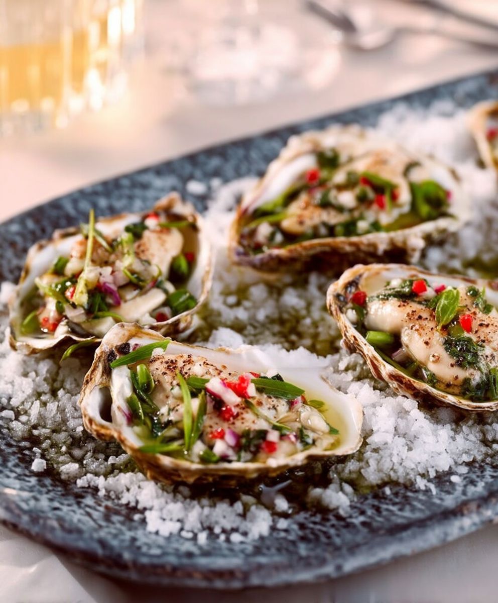 Ceviche huitres frais