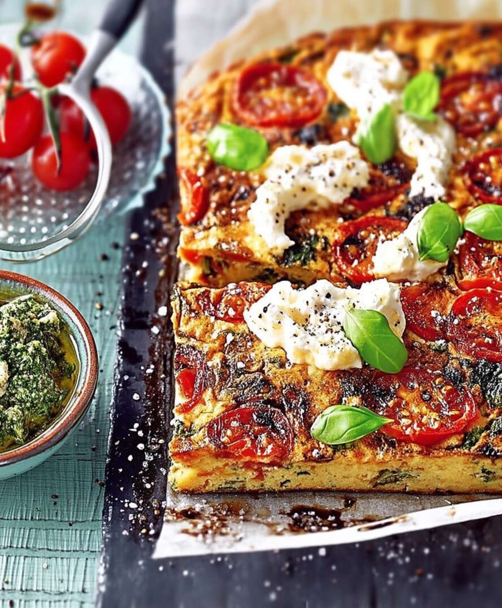 Frittata légumes tomates
