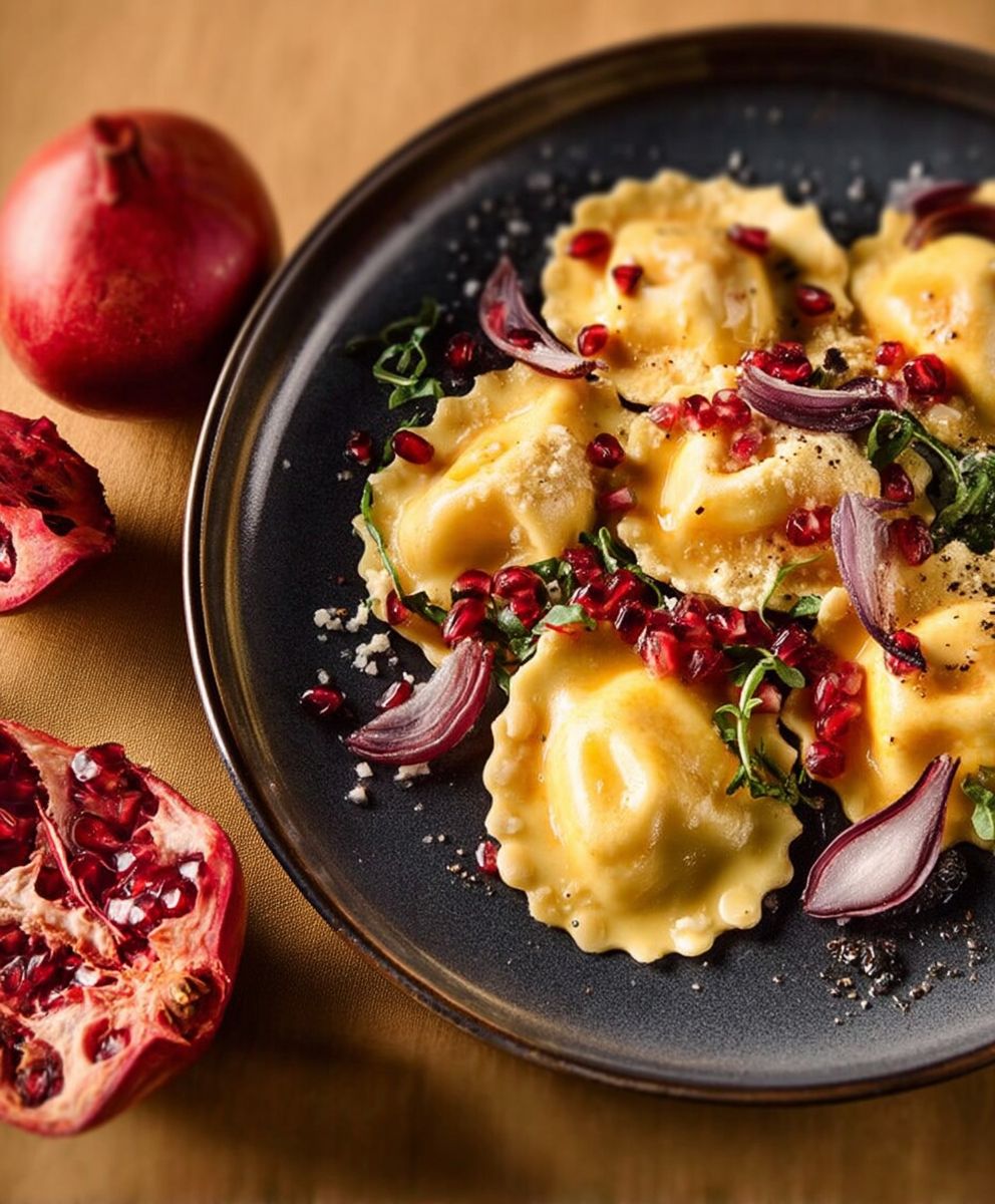 Ravioli potiron petits oignons Giovanni Rana