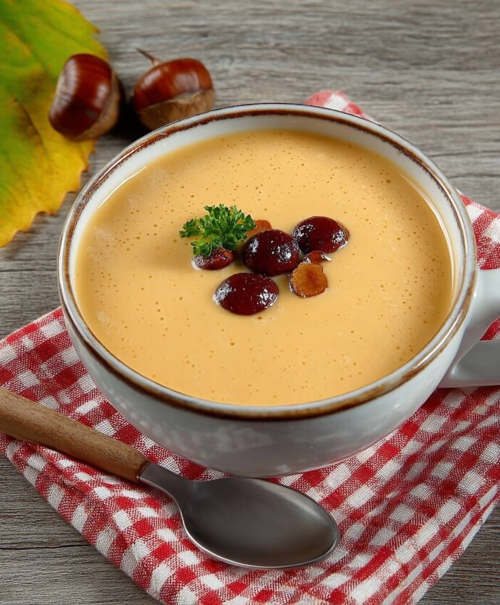 Velouté châtaignes facile