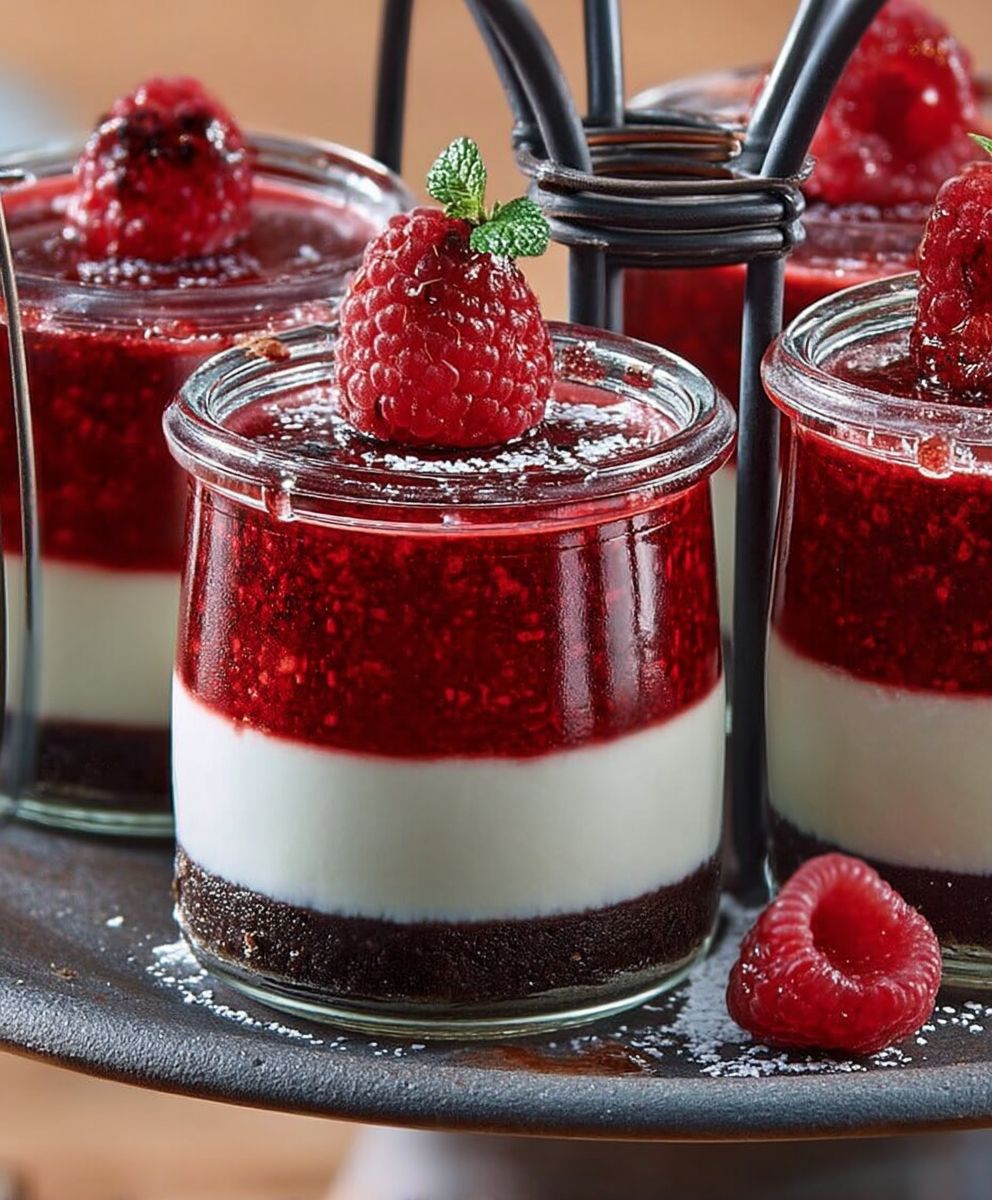 Panna cotta framboises