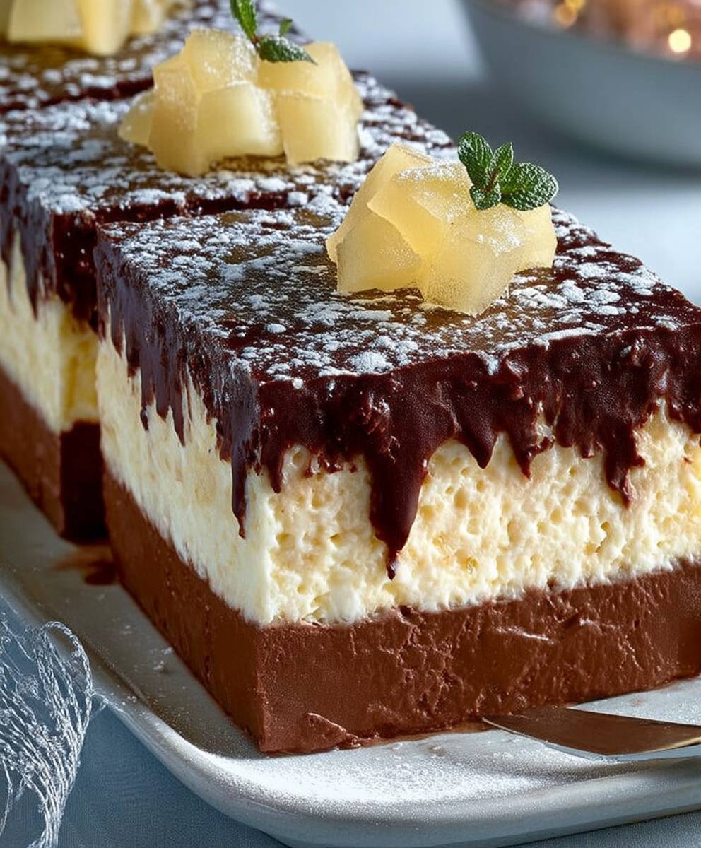Terrine poire chocolat