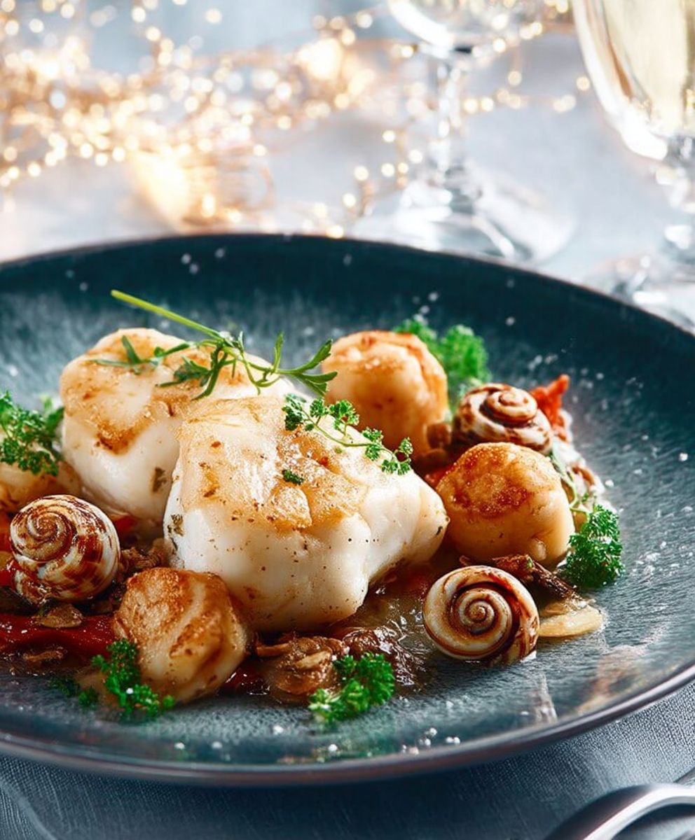 Filet de sole aux coquillages