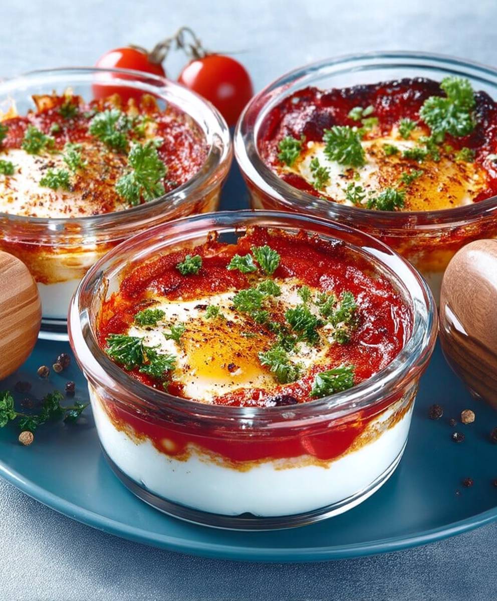 Oeufs cocotte espagnole