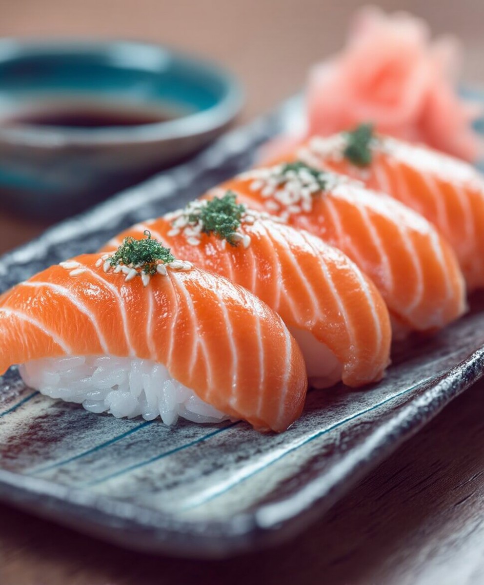 Sushis saumon maison