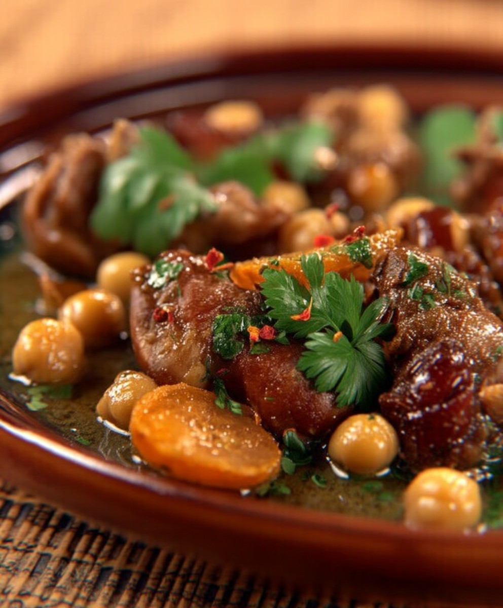Tagine jarret pois chiches