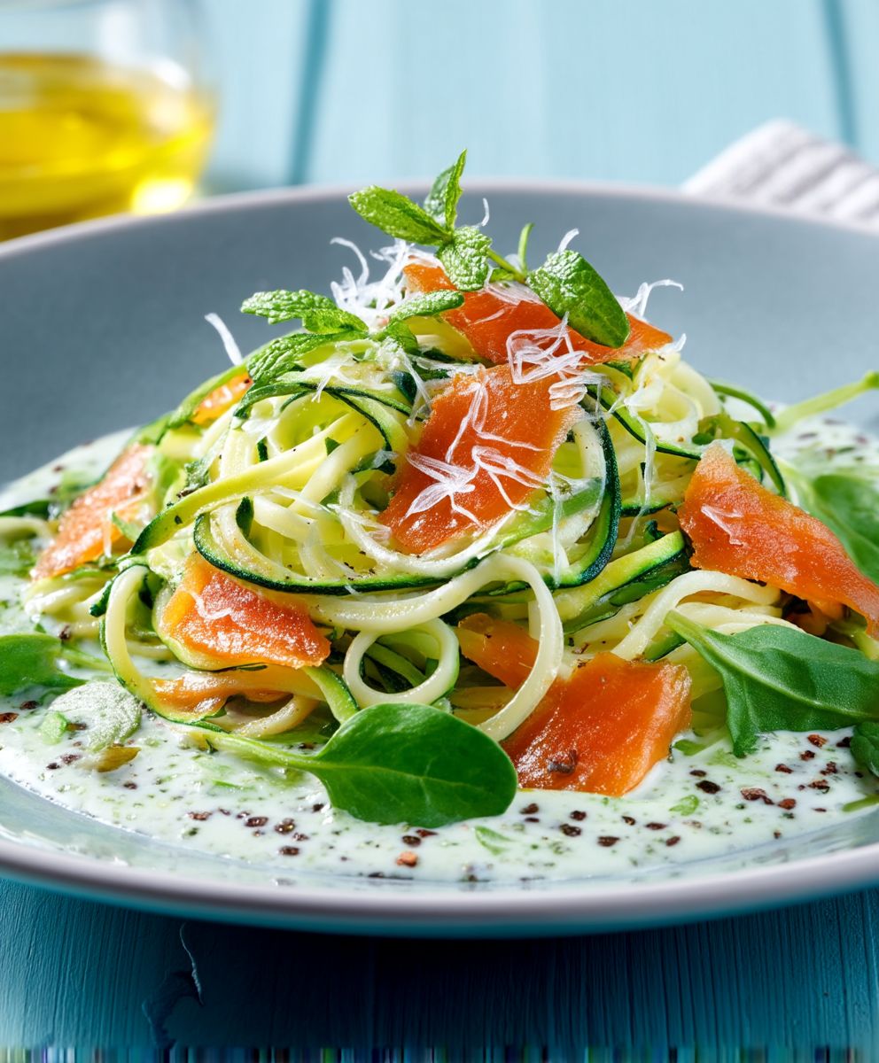 Spaghettis courgettes facile