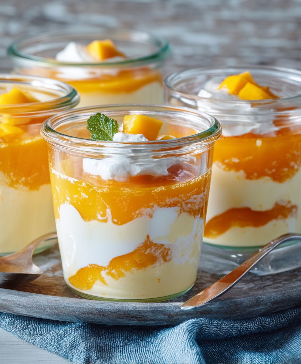 Crème à la mangue facile