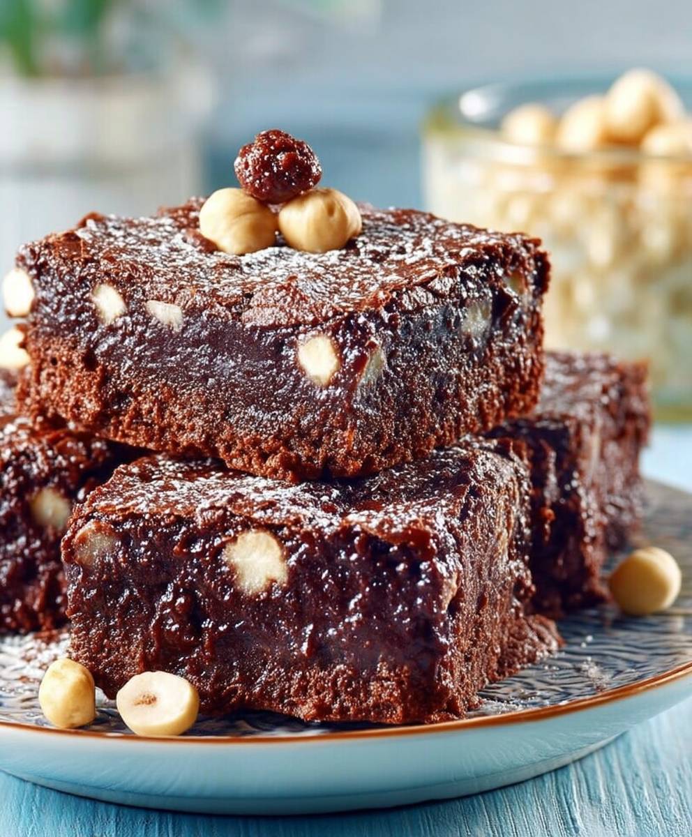 Brownie choco noisettes