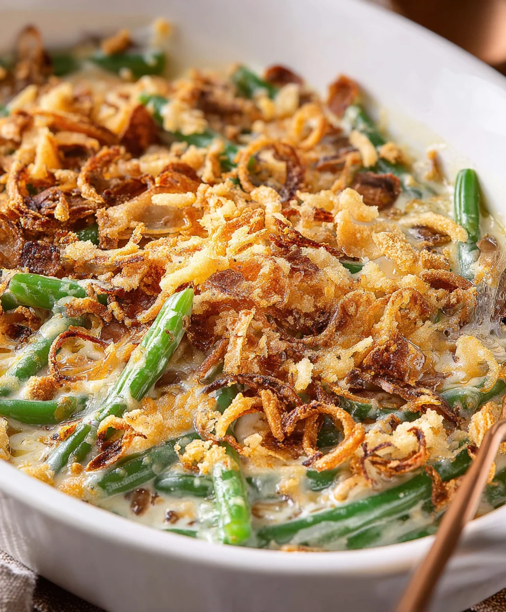 Recette irrésistible de gratin classique de haricots verts