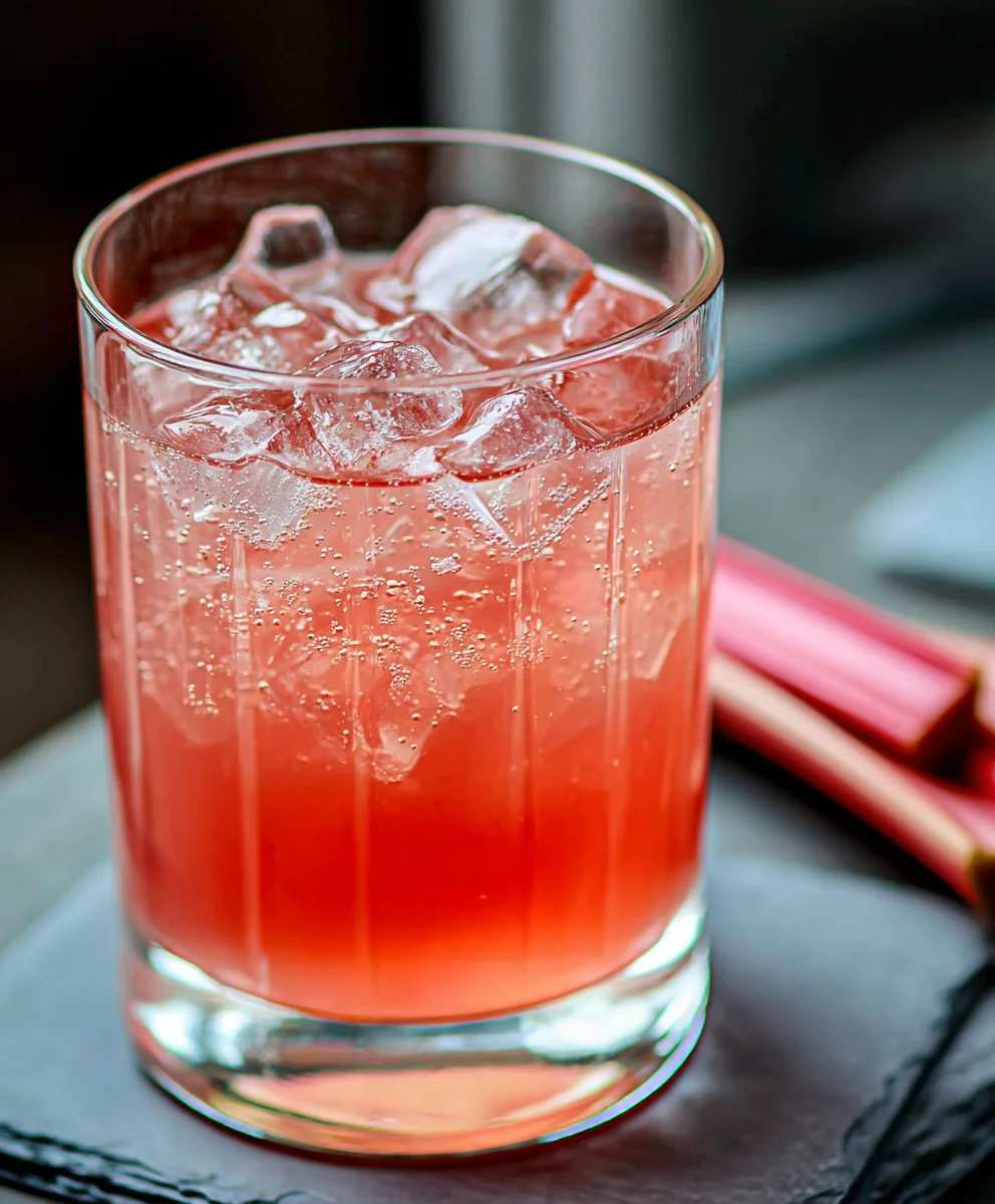 Recette facile : Sirop de rhubarbe rafraîchissant pour boissons