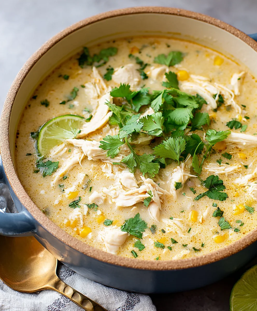 Chili Blanc de Poulet Céto : Irrésistible & Réconfortant