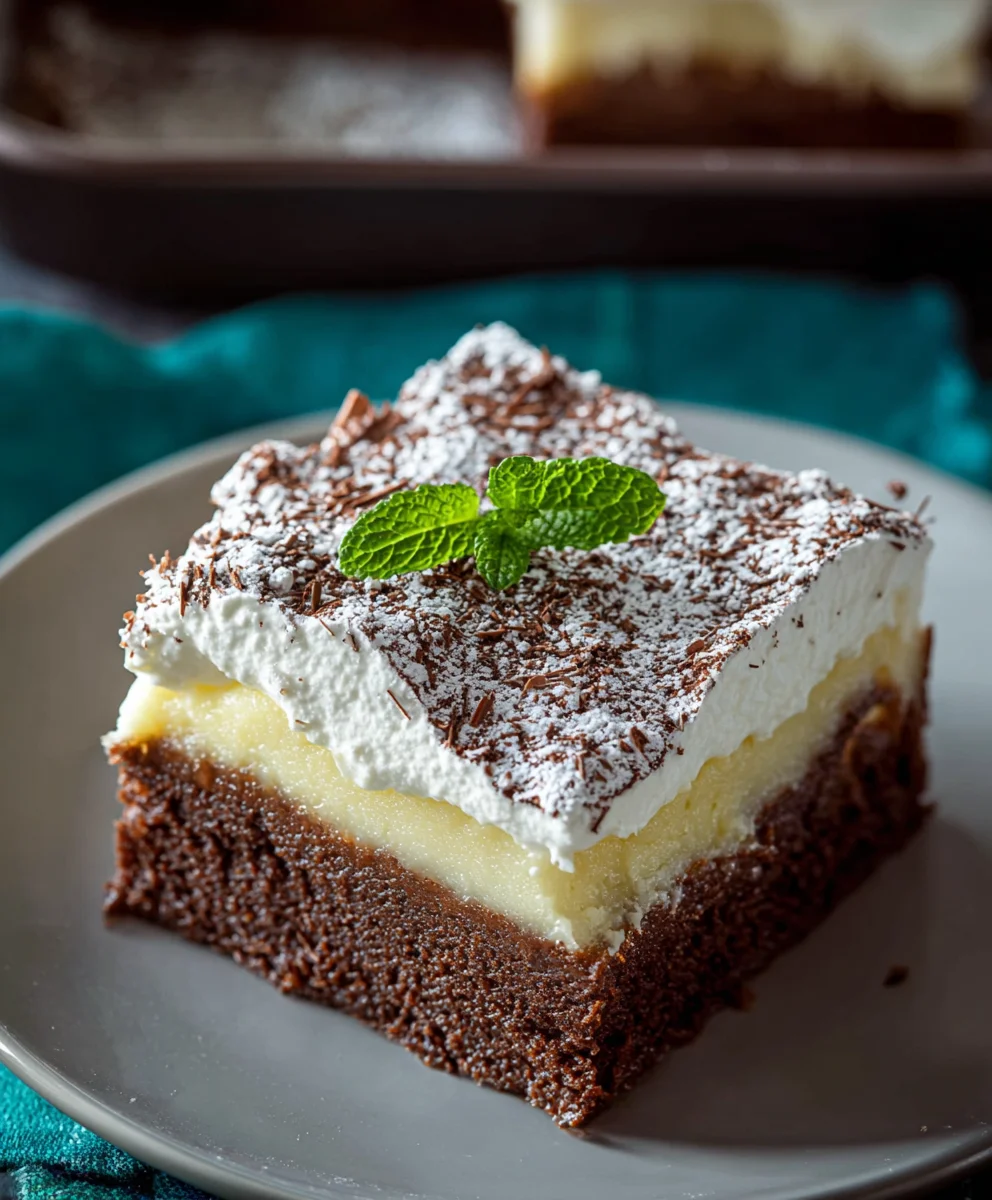 Poke Cake Menthe Chocolat : Un Délice Frais et Inoubliable