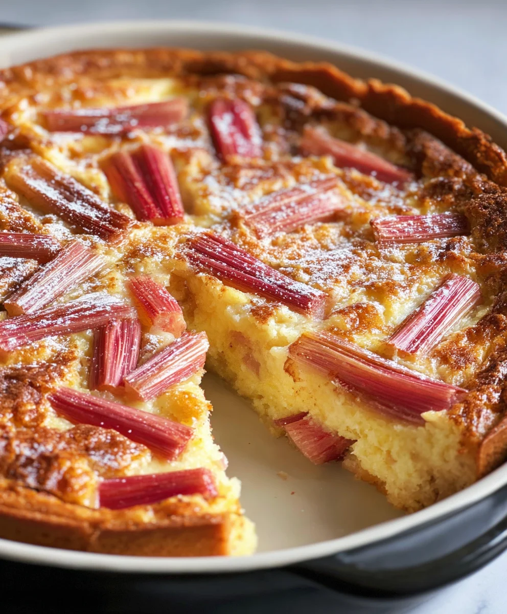 Clafoutis Rhubarbe: La Recette Exquise que Vous Adorerez!