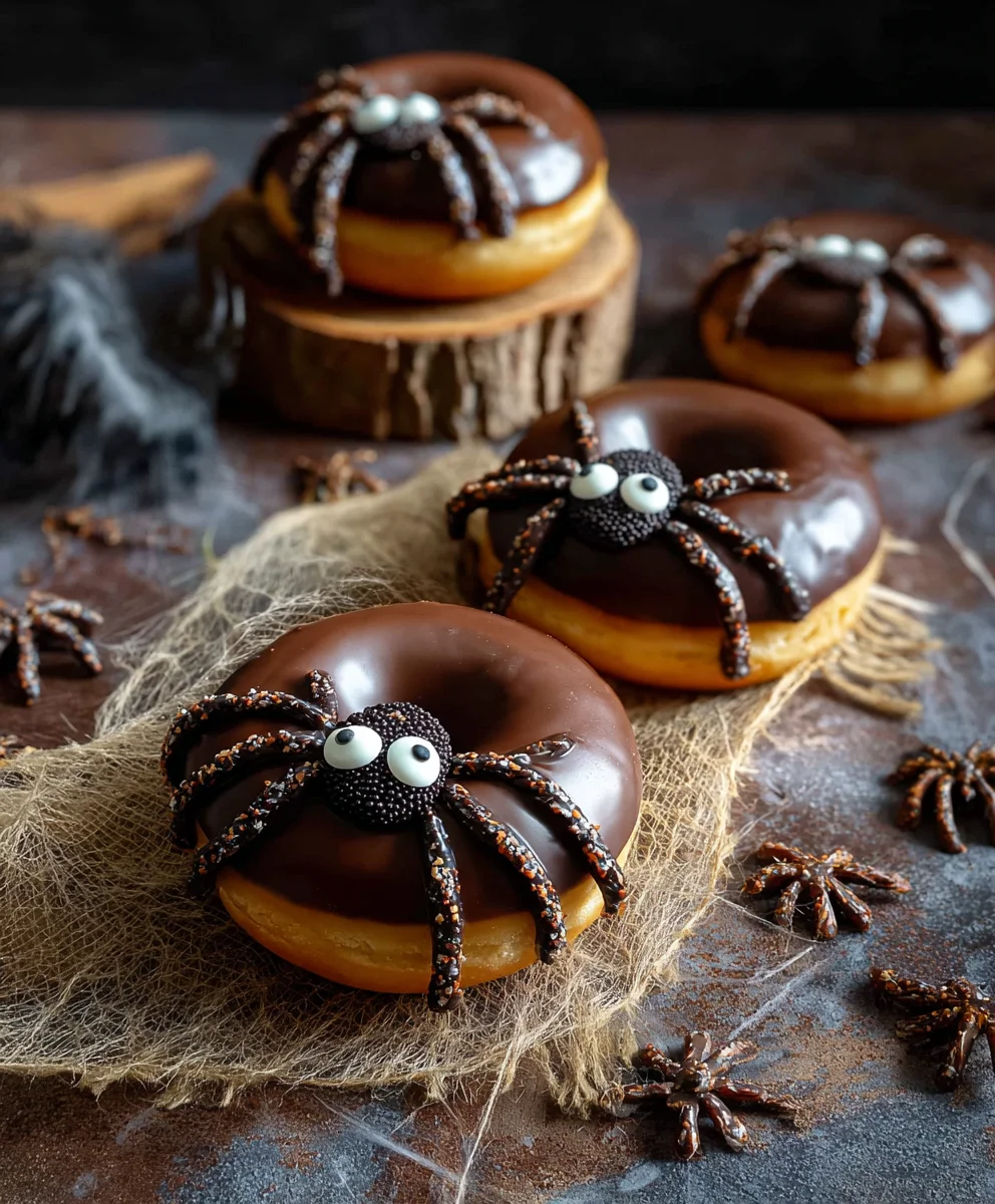 Prépare des Donuts Araignée pour un Halloween Terrifiant !