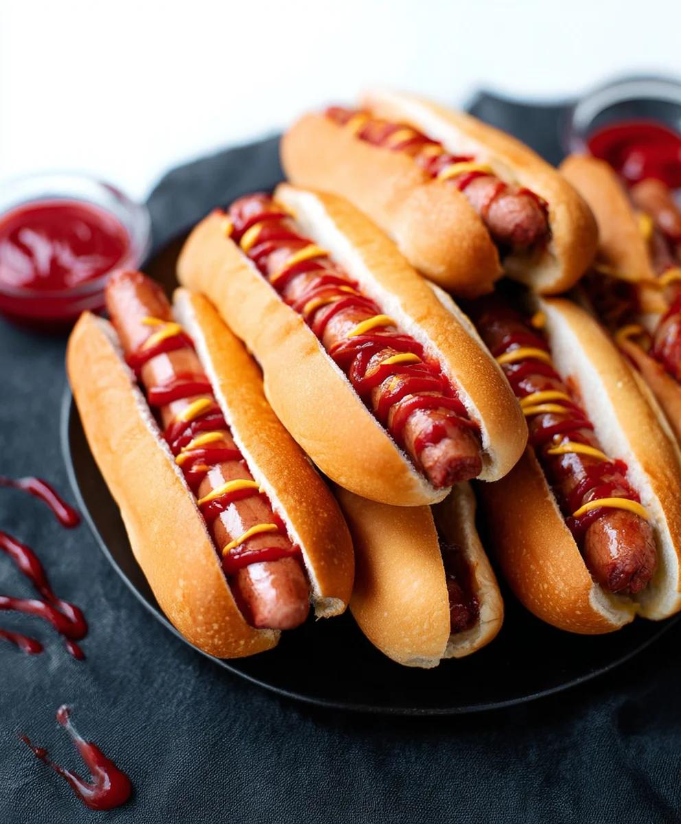 Hot-dogs Doigts Coupés Sanglants : Spécial Halloween Effrayant
