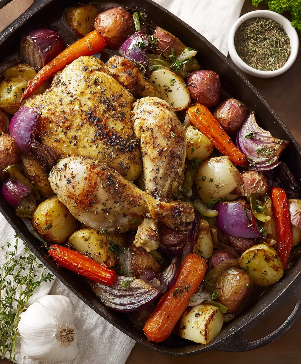 Recette Express : Poulet Rôti aux Légumes Facile & Délicieux