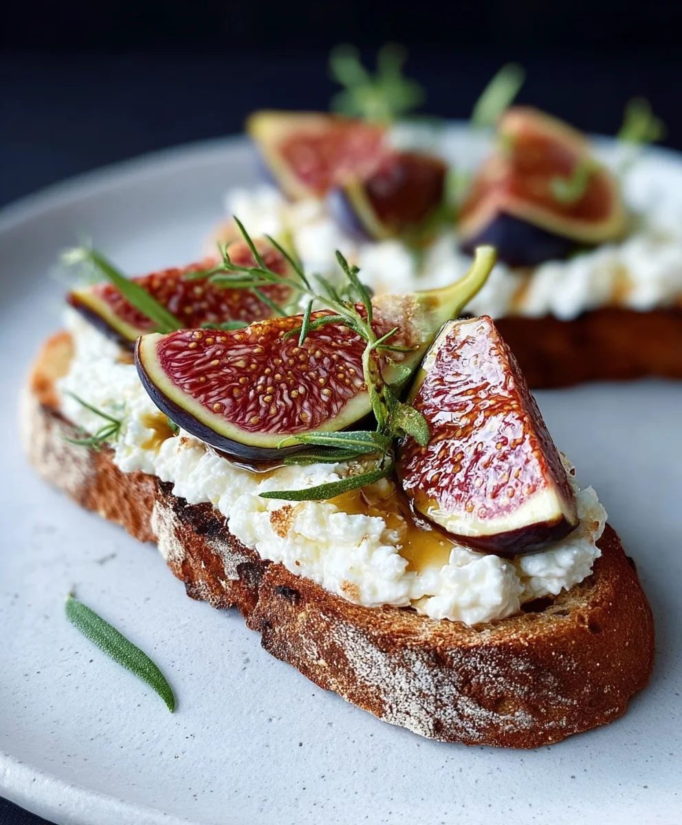 Toast Ricotta & Figues au Miel : Le Brunch Irrésistible