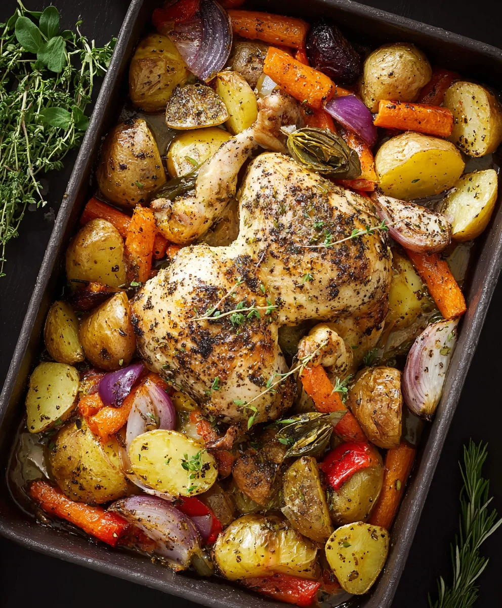 Recette Express : Poulet Rôti aux Légumes Facile & Délicieux
