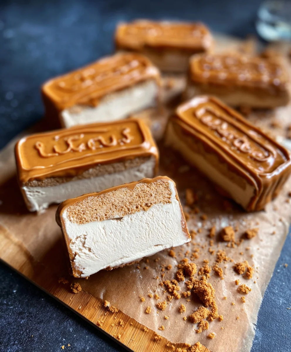 Barres Glacées Spéculoos : Sans Sorbetière, Facile !