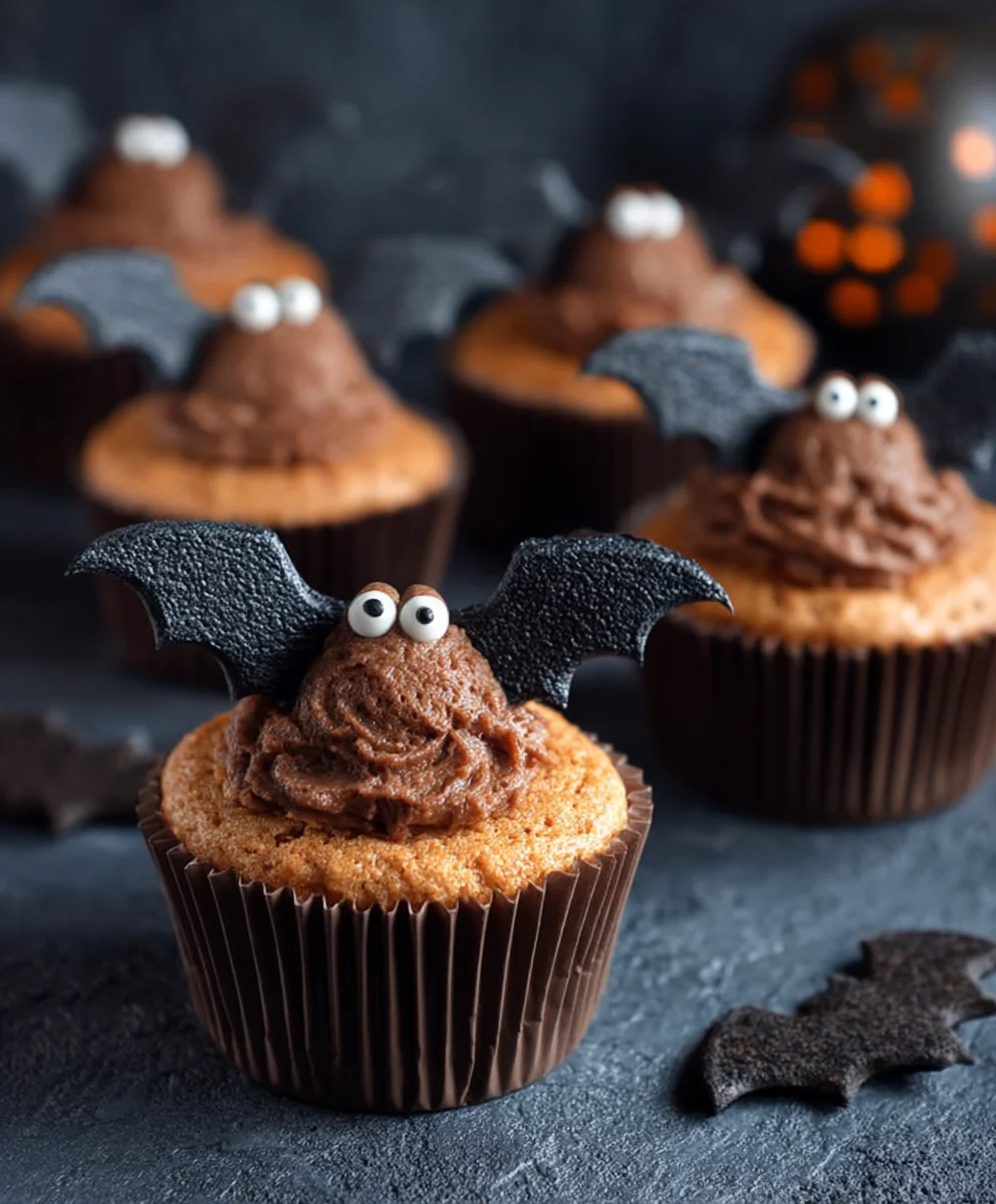Muffins Pipistrello Halloween : Recette Facile et Délicieuse