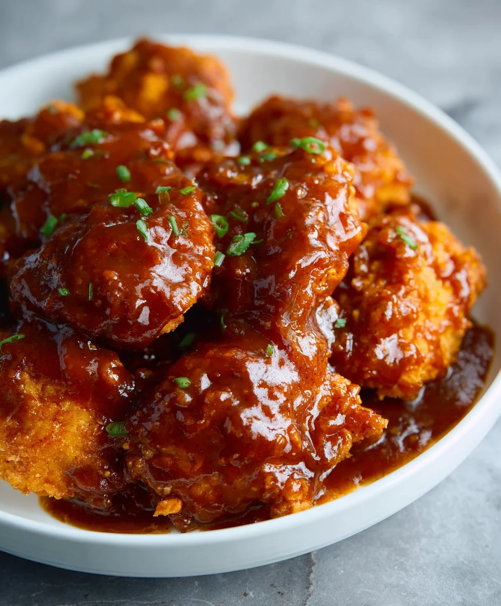 Poulet frit maison sauce Buffalo: facile & savoureux