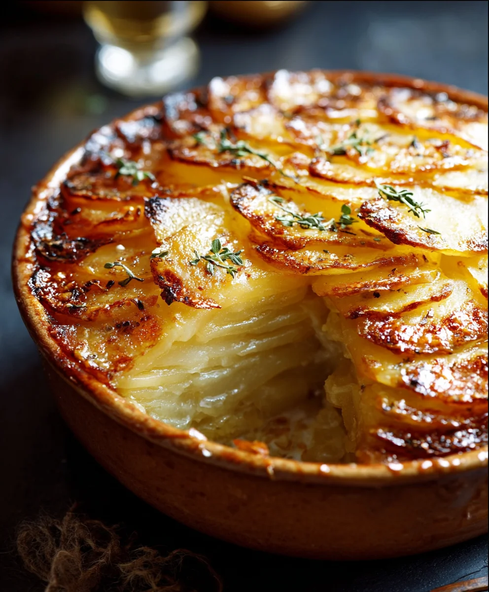 Gratin Pomme de Terre Croustillant & Fondant
