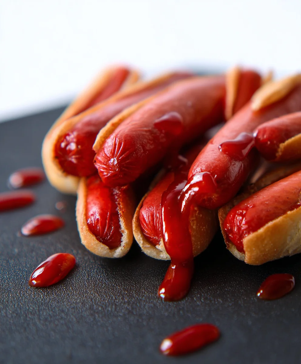 Hot Dogs D'Halloween Sanglants (Sans Alcool)