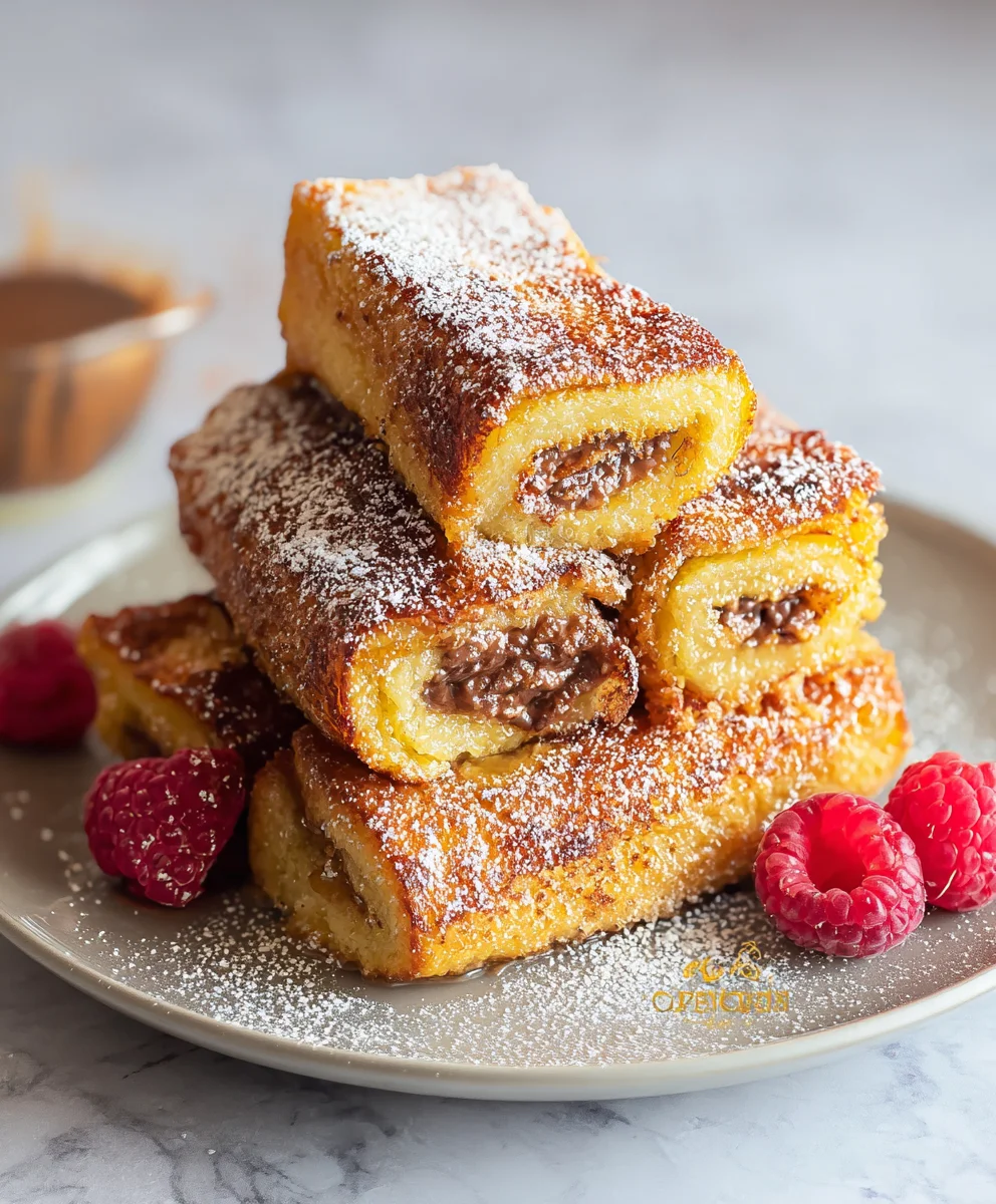 Roulés Pain Perdu Gourmands : Recette Facile et Rapide