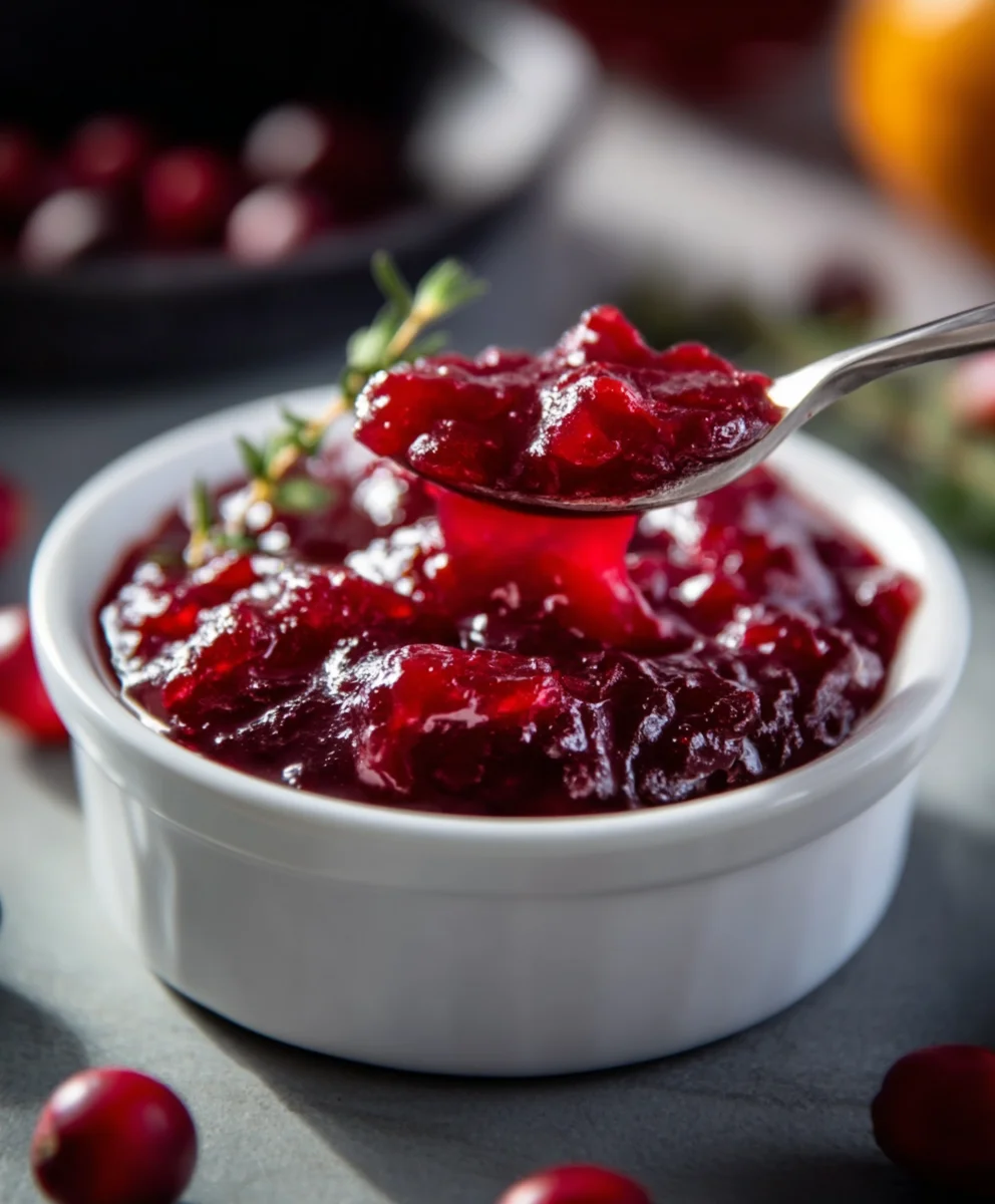 Sauce Canneberge Maison Facile Sans Alcool