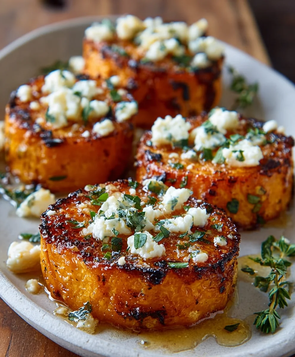 Rondelles Patate Douce Miel Feta Facile & Rapide