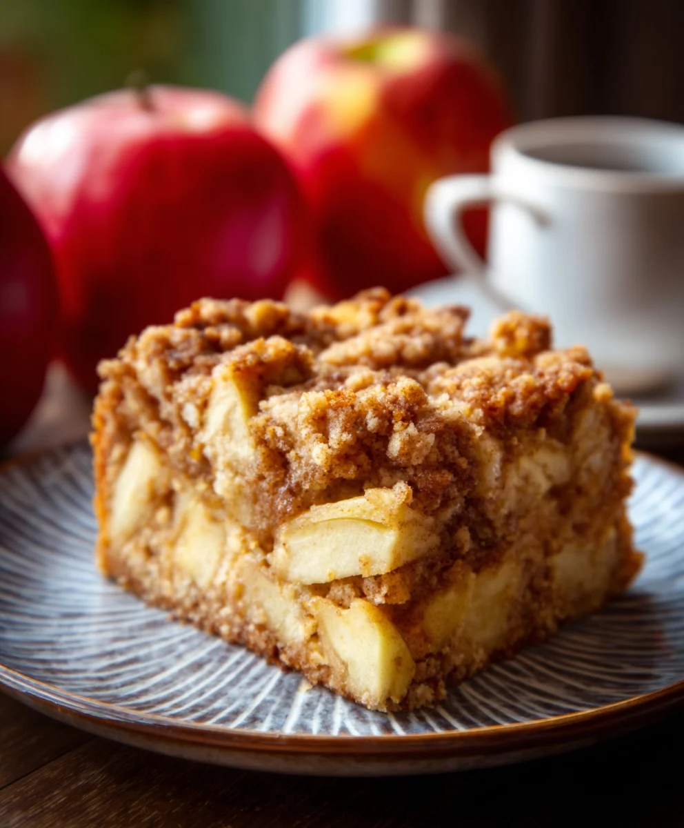 Gâteau au café pomme-cannelle facile et rapide