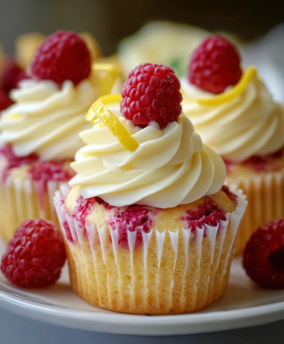 Cupcakes Framboise Citron Vifs | Recette Facile