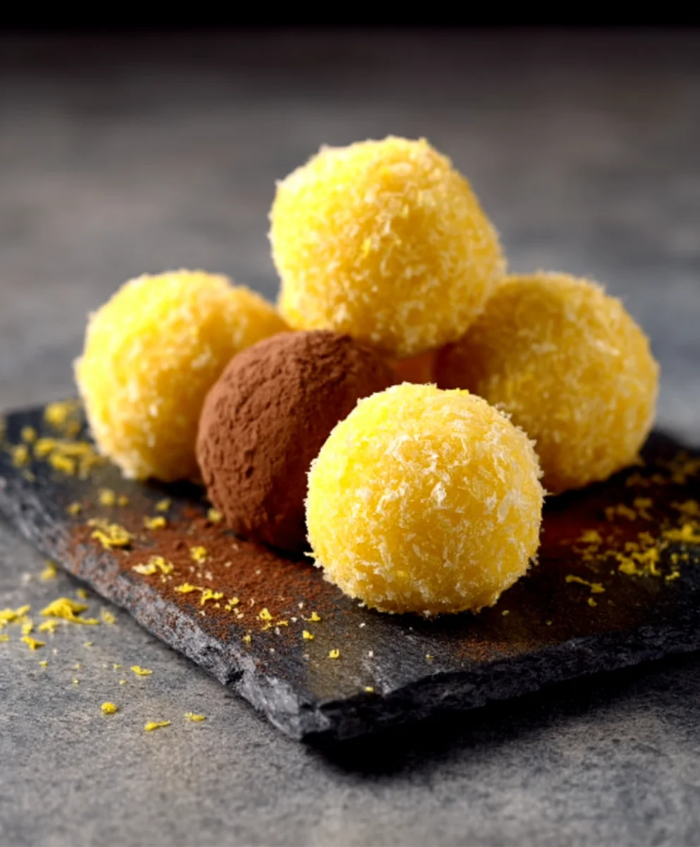 Truffes Citron Faciles : Gourmandise Express Min