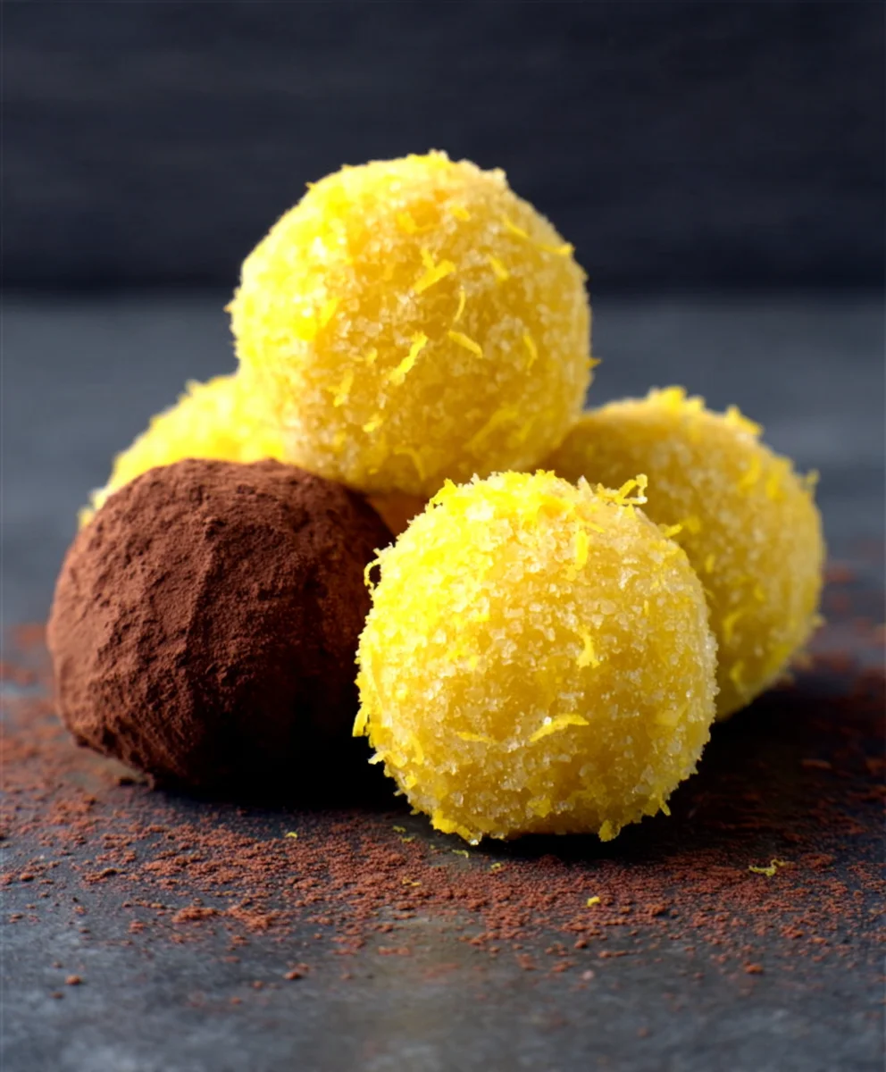 Truffes Citron Faciles : Gourmandise Express Min