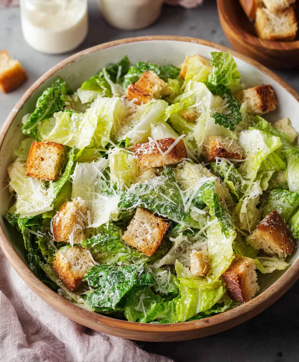 Recette Salade Caesar Classique Facile & Rapide